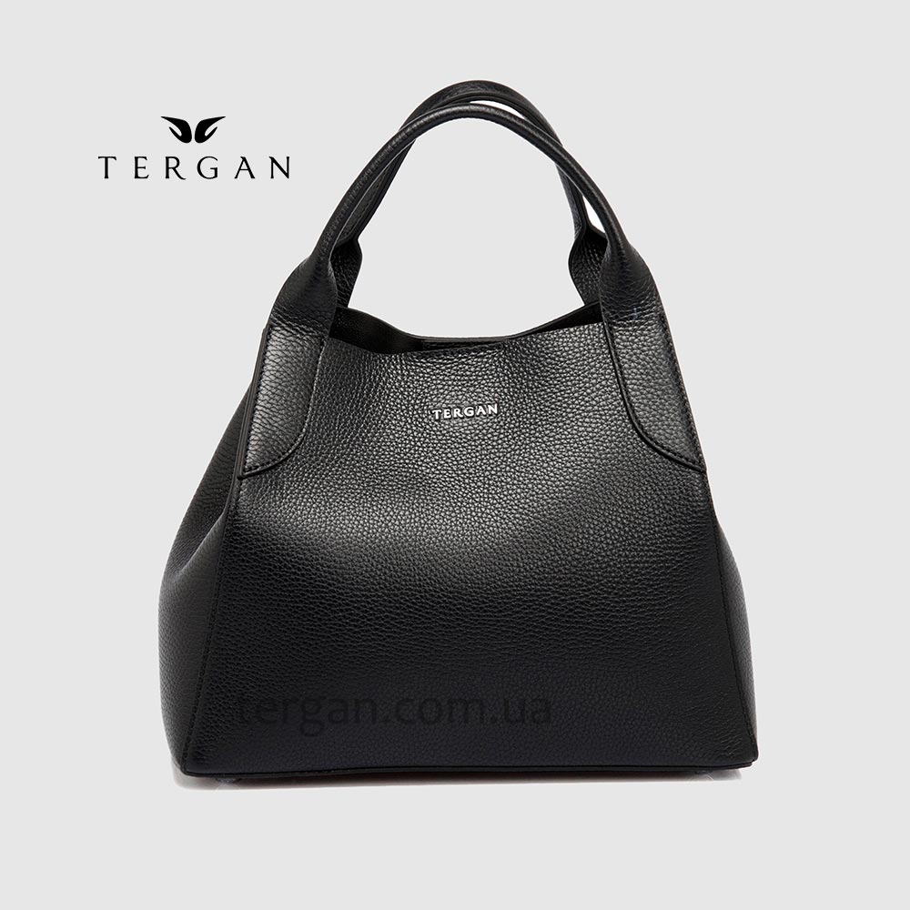 Сумка Женская Кожаная TERGAN 79493  SIYAH FLOATER Черный