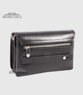 Клатч мужской KARYA 0604 Кожаная1 Black