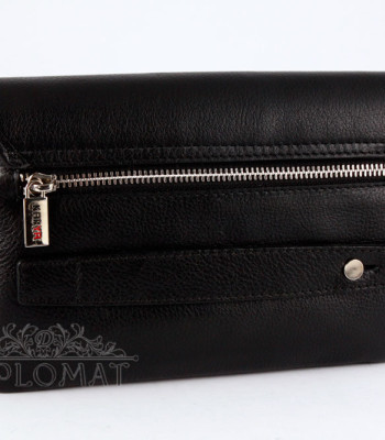 Клатч мужской KARYA 0604 Кожаная45 Black