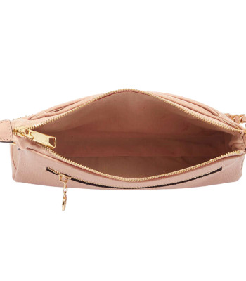 Сумка-Клатч Женская TERGAN 79149 Кожаная с короткой и длиной ручуойNUDE FLOATER