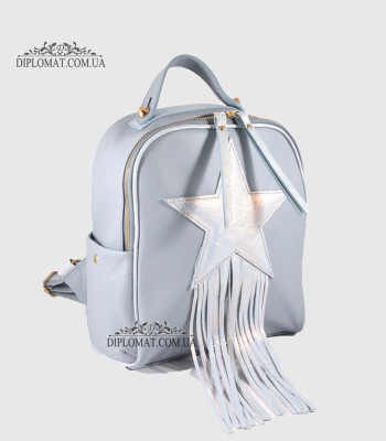 Рюкзак женский EMANUELA FERRETTI 6925 BLUE smooth