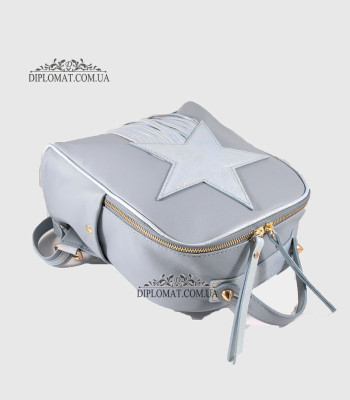 Рюкзак женский EMANUELA FERRETTI 6925 BLUE smooth
