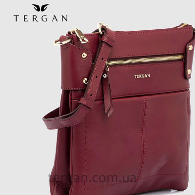 Сумка Женская TERGAN 79643w Кожаная Через плечо BORDO ARSEL Бордовый Бордовый/Пурпурный