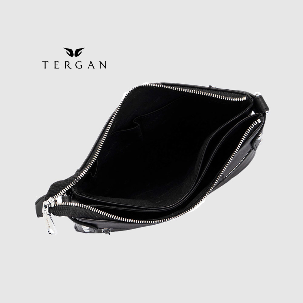 Сумка Женская TERGAN 79643w Кожаная Через плечо SIYAH ARSEL Черный Черный