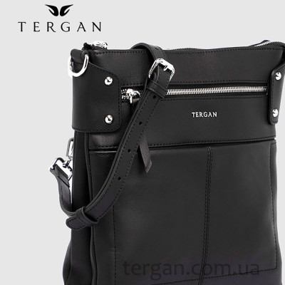 Сумка Женская TERGAN 79643w Кожаная Через плечо SIYAH ARSEL Черный Черный