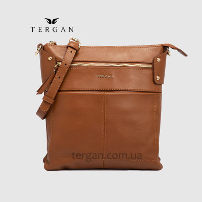 Сумка Женская TERGAN 79643w Кожаная Через плечо TABA ARSEL Светло-коричневый