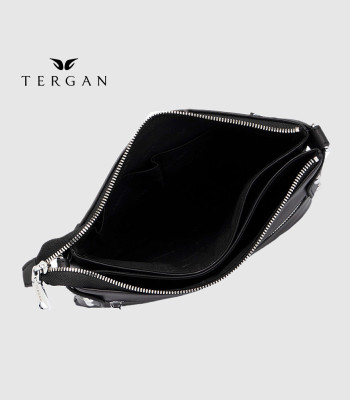 Сумка мужская Через плечо TERGAN 79643 Кожаная На два отделенияSIYAH ARSEL