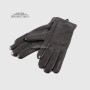 Перчатки женские VOGUE GLOVES K230 Кожаные Подкладка флис ЧерныеLAMB BLACK Размер 6,5