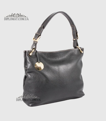 Сумка Женская На плечо Кожаная BELLINI Brolio 8696 BLACK floater