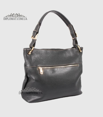 Сумка Женская На плечо Кожаная BELLINI Brolio 8696 BLACK floater