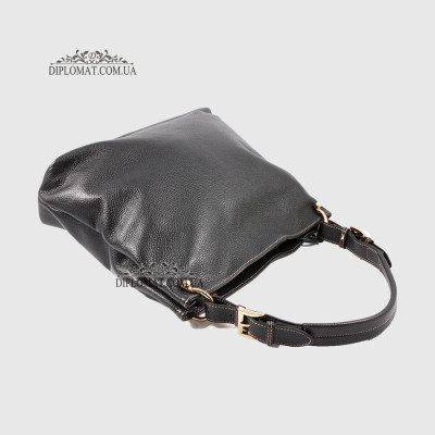 Сумка Женская На плечо Кожаная BELLINI Brolio 8696  BLACK floater Черный