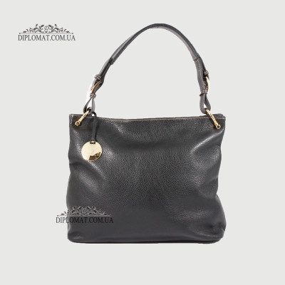 Сумка Женская На плечо Кожаная BELLINI Brolio 8696  BLACK floater Черный