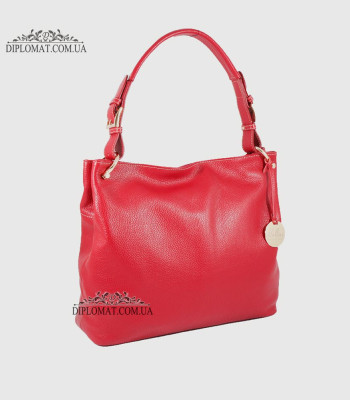 Сумка Женская На плечо Кожаная BELLINI Brolio 8696 RED floater