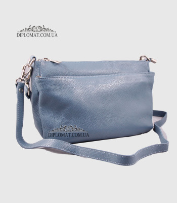 Сумка Женская EMANUELA FERRETTI 85147 Кожаная Средняя Через плечо BLUE floater