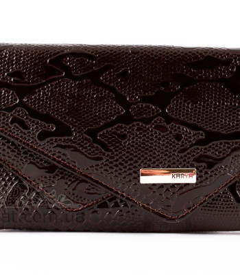 Кошелек женский KARYA 1115 015 Brown Lack