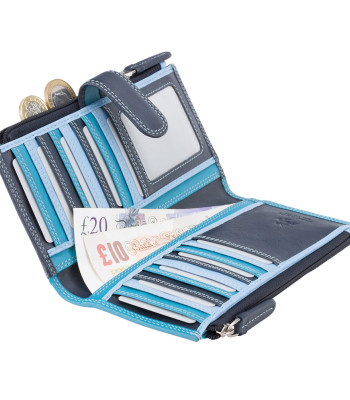 Кошелек женский VISCONTI RB100 Bermuda Blue Multi
