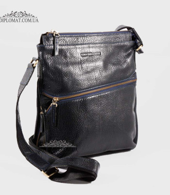 Сумка мужская TONY BELLUCCI T-5029 Кожаная Через плечо Среднего размера894 NAVY BLUE
