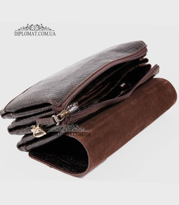Клатч мужской кожаный TONY BELLUCCI T-5040-886 BROWN Коричневый