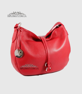 Сумка На плечо Женская  Кожаная Средняя BELLINI Cetina V0042 DARK RED floater