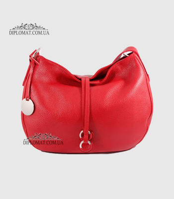 Сумка На плечо Женская  Кожаная Средняя BELLINI Cetina V0042 DARK RED floater