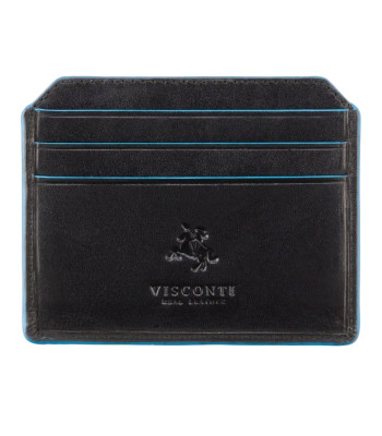 Картхолдер Кредитница VISCONTI ALP83 Louis На 7 отделений для карт Italian Black