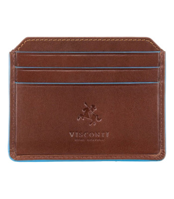 Картхолдер Кредитница VISCONTI ALP83 Louis На 7 отделений для карт Italian Brown