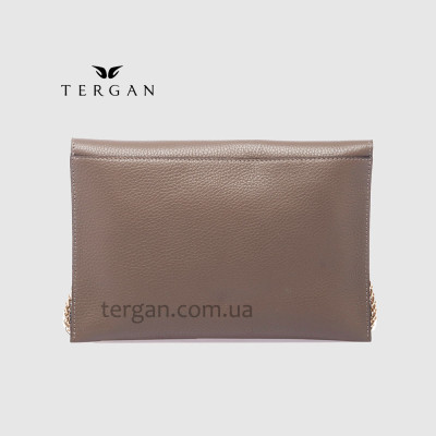 Клатч женский TERGAN 79475 Конвертом Кожаный На цепочке KUM FLOATER Бежевый