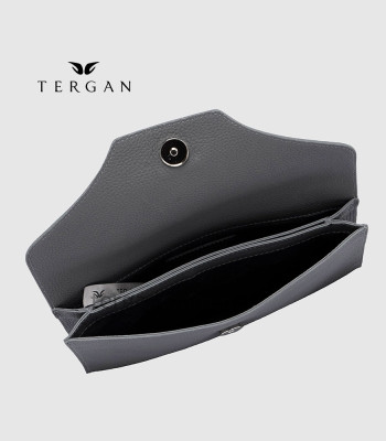 Клатч женский TERGAN 79475 Конвертом Кожаный На цепочкеGRI FLOATER