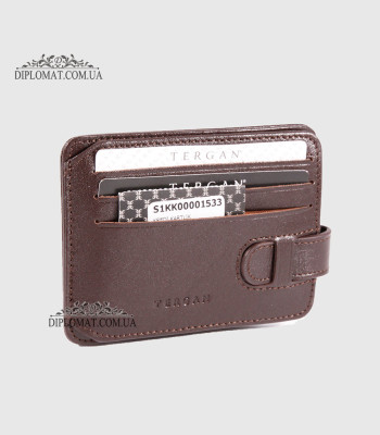 Картхолдер TERGAN 1533 из натуральной кожиKAHVE RUSTIC Коричневый