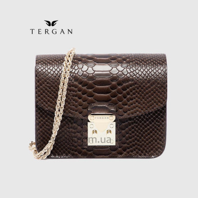 Сумка Женская TERGAN 78972 кожаная на цепочке на плечо KUM PITON