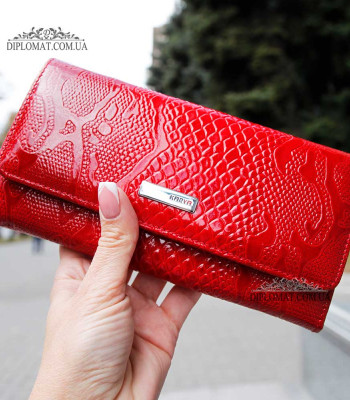Кошелек женский KARYA 1094 019 RED Lack