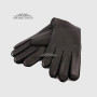 Перчатки мужские MFK Gloves M233 Кожа оленя Шерстяная подкладка ЧерныеDEER BLACK Размер 9,5