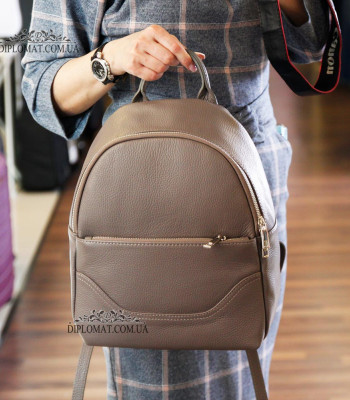 Рюкзак женский EMANUELA FERRETTI 85454 КожаныйGREY floater