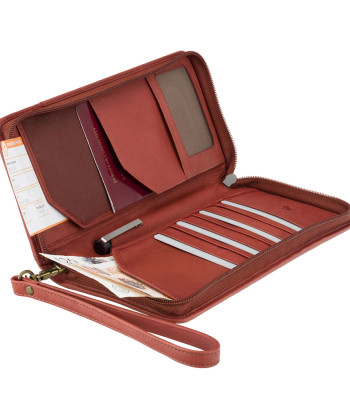 Кошелек дорожный на молнии VISCONTI 1157 Brown