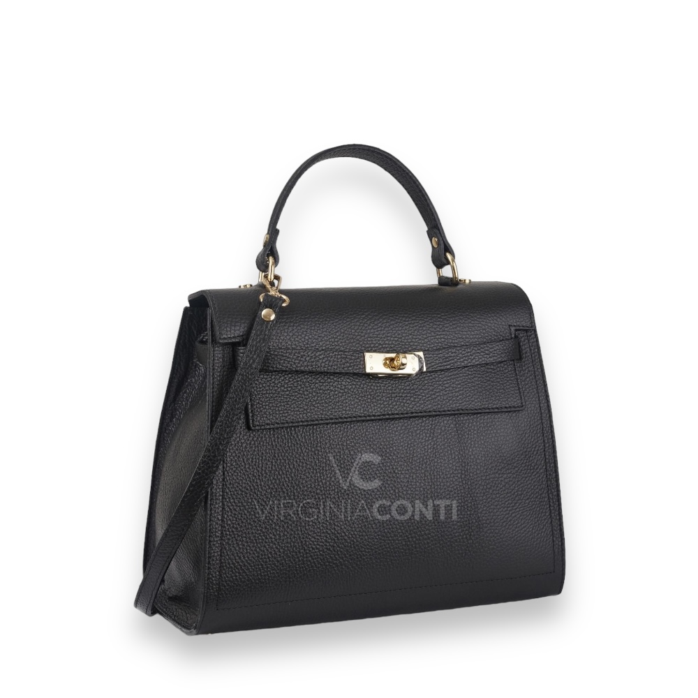 Сумка женская кожаная VIRGINIA CONTI 3499  Floater Черный