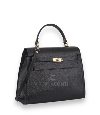 Сумка женская кожаная VIRGINIA CONTI 3499 Black Floater