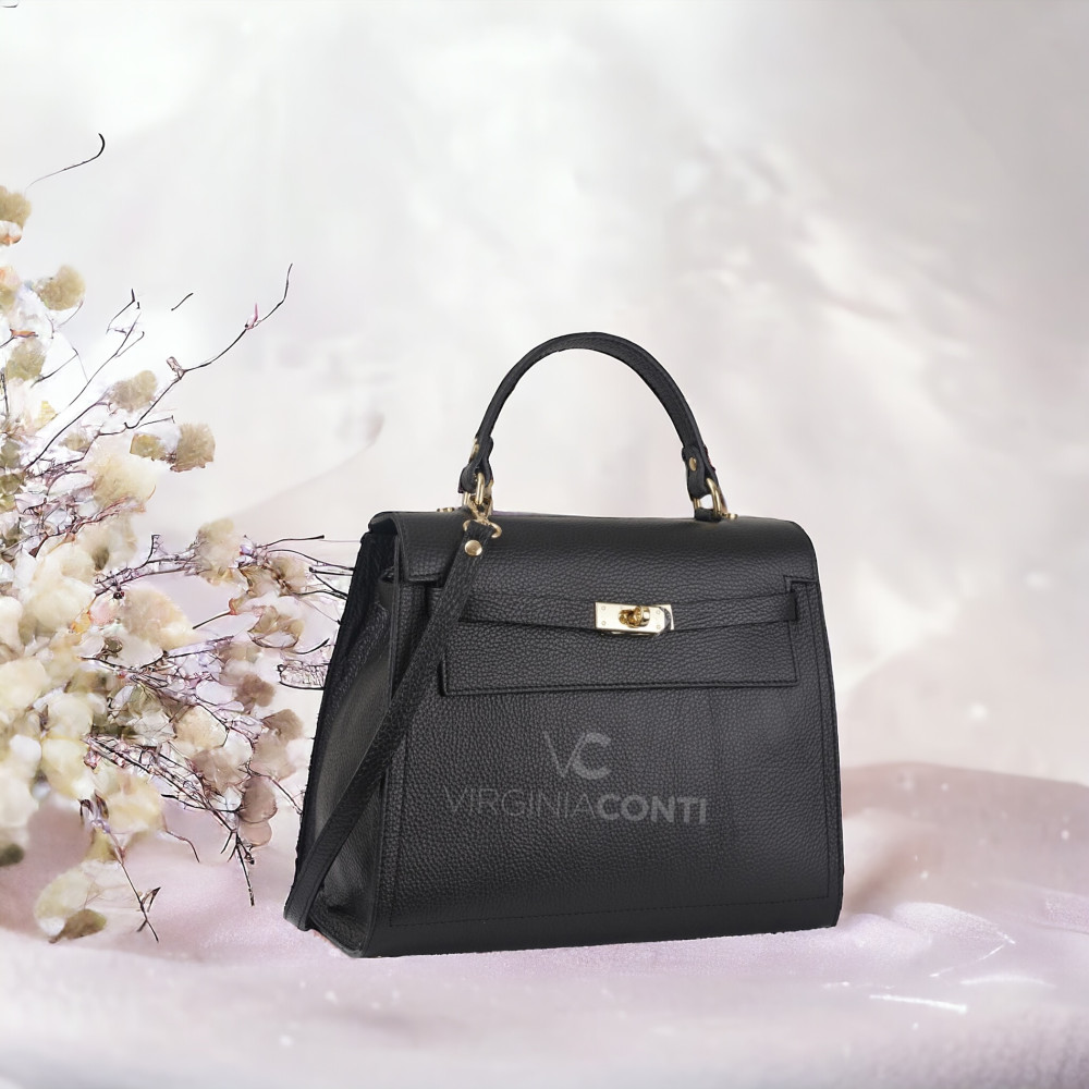 Сумка женская кожаная VIRGINIA CONTI 3499  Floater Черный