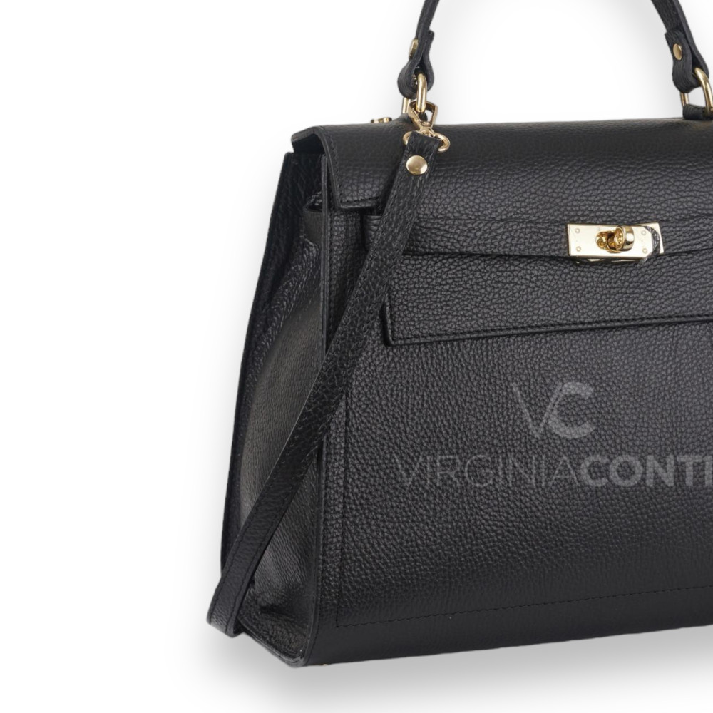 Сумка женская кожаная VIRGINIA CONTI 3499  Floater Черный