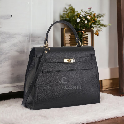 Сумка женская кожаная VIRGINIA CONTI 3499  Floater Черный