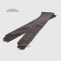 Перчатки женские Кожа Ягненок Длинные 55 см Подкладка Шелк HARMON 2097 ЧерныйLAMB BLACK Размер 6,5