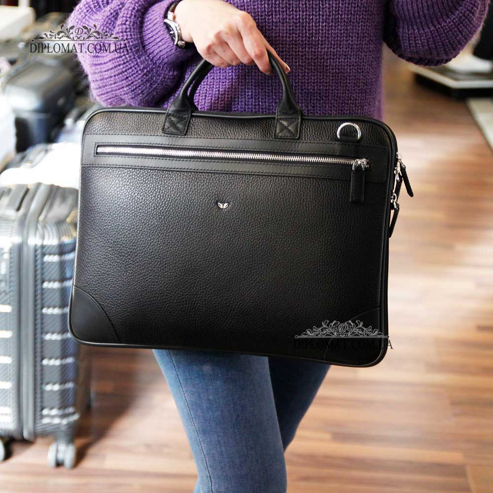 Сумка мужская TERGAN 21111 Для документов А4 и Ноутбука  SIYAH FLOATER / SIYAH ARSEL  Черный