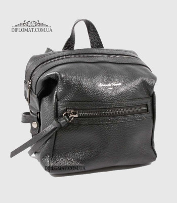 Рюкзак женский EMANUELA FERRETTI 552096 Маленький на молнииBLACK floater