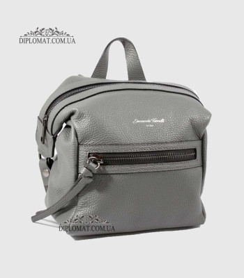 Рюкзак женский EMANUELA FERRETTI 552096 Маленький на молнииGREY floater