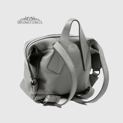 Рюкзак женский EMANUELA FERRETTI 552096 Маленький на молнии GREY floater Серый