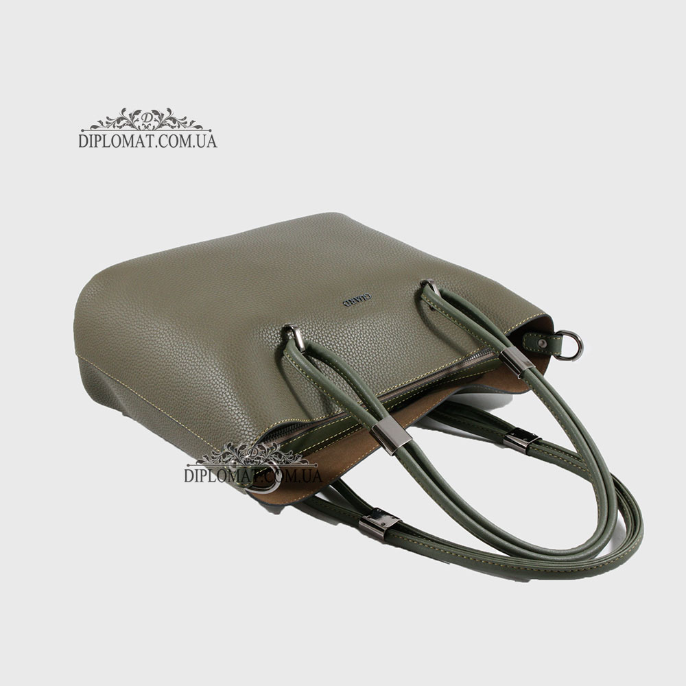 Сумка Женская на плечо Кожаная GUARD 411   HAKI FLOATER Хаки