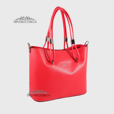 Сумка Женская на плечо Кожаная GUARD 411   KIRMIZI FLOATER Красный/Розовый