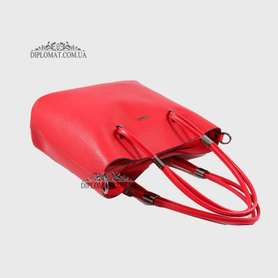 Сумка Женская на плечо Кожаная GUARD 411   KIRMIZI FLOATER Красный/Розовый