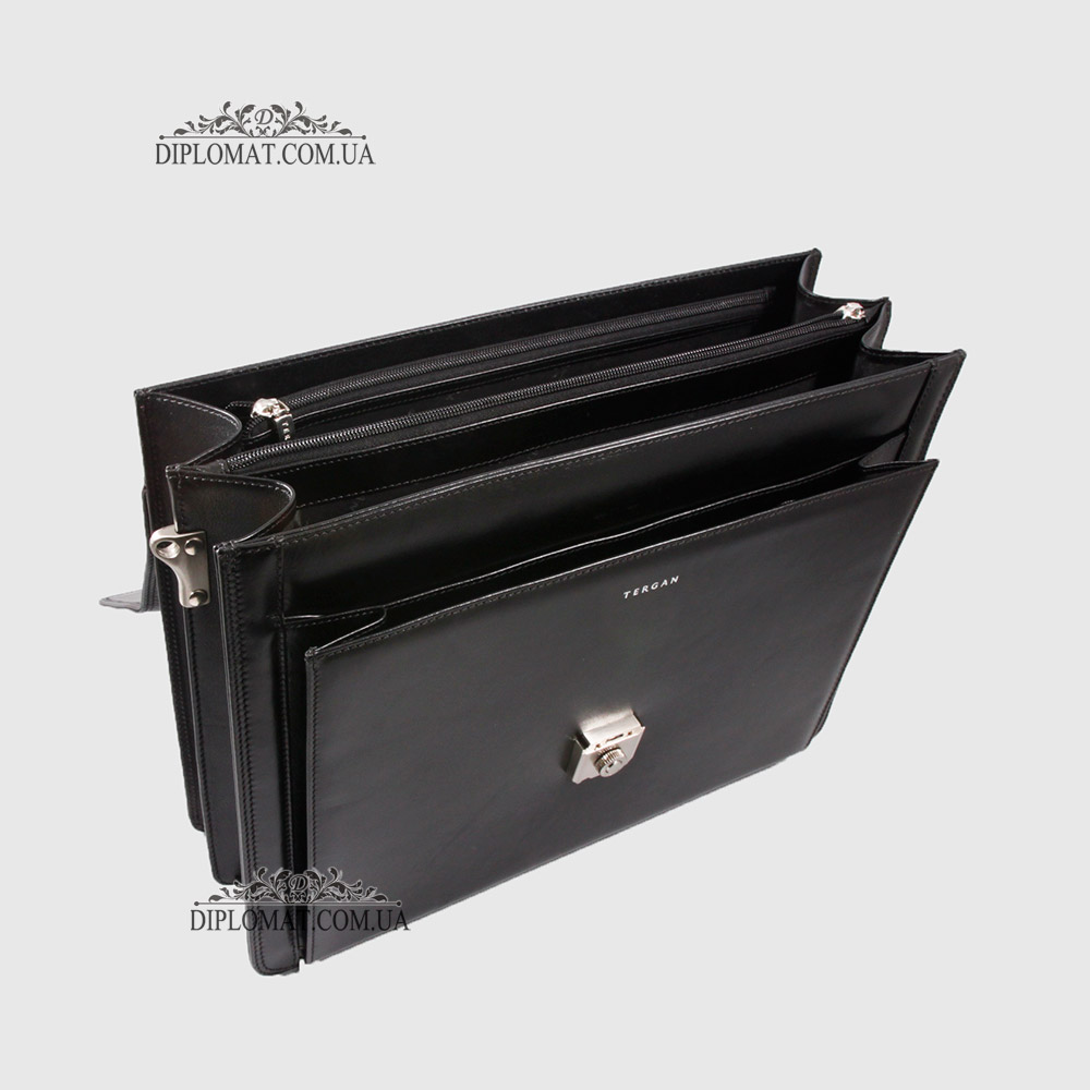 Портфель TERGAN 2634  SIYAH VEGETAL Черный