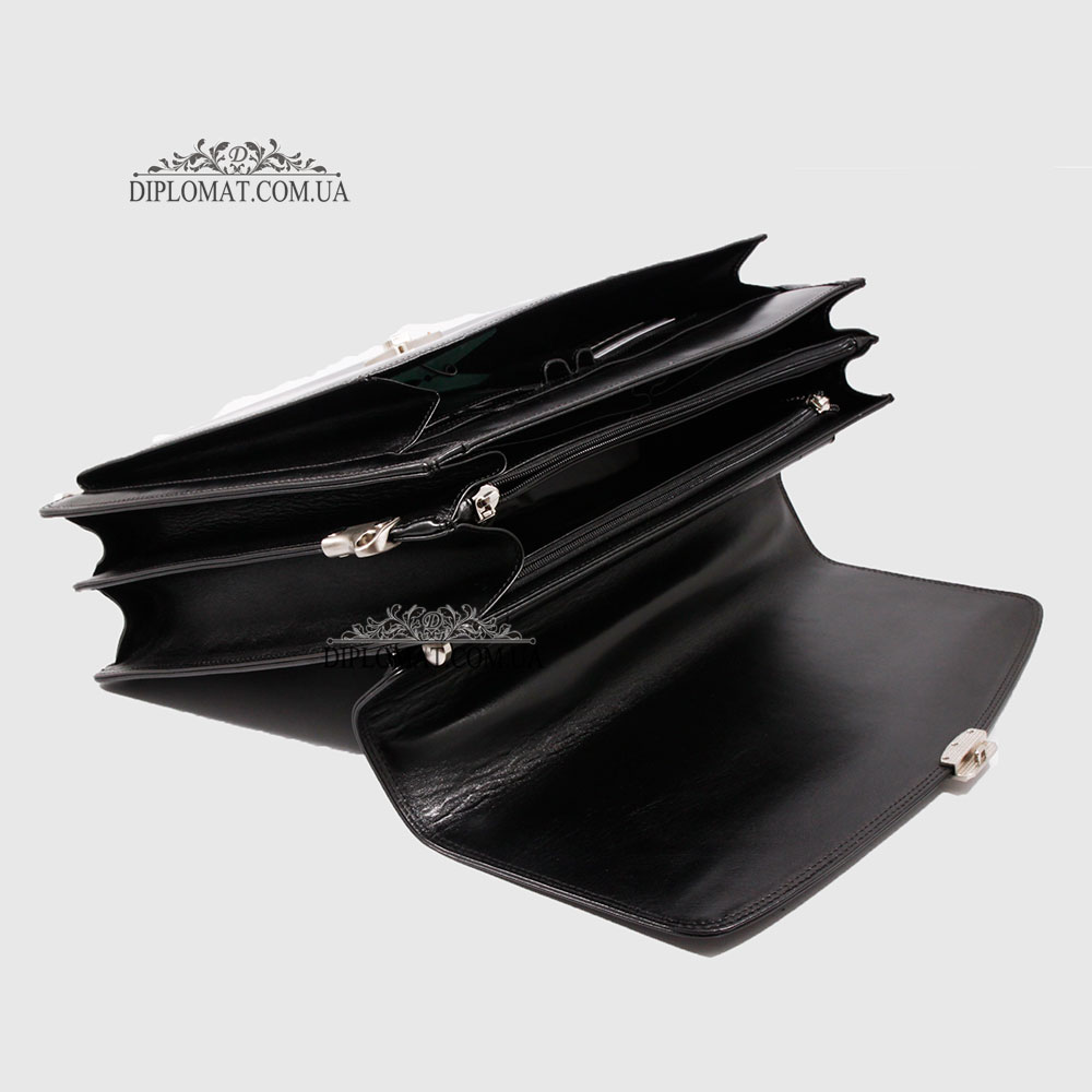 Портфель TERGAN 2634  SIYAH VEGETAL Черный