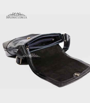 Сумка мужская TONY BELLUCCI T-5044 Кожаная Через плечо Среднего размера894 NAVY BLUE